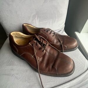 Johnston & Murphy Shuler Bicycle‎ Leather Lace Up Oxford Shoe